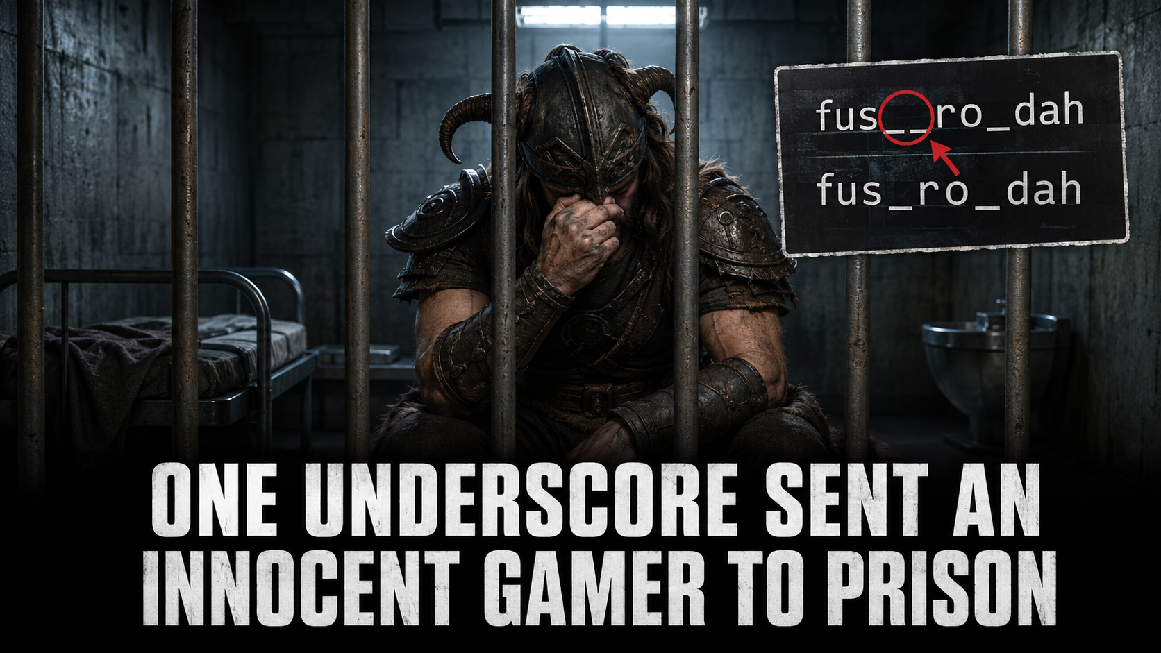 One Missing Underscore in a Skyrim Username Sent an Innocent Man to Prison for 18 Months